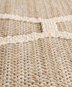 Tapis de balcon jute - Lazo Diamond beige