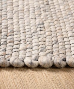 Tapis Carré en laine - Lett gris clair - close up, thumbnail Tapis Carré en laine - Lett gris clair - close up, thumbnail