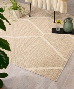 Tapis extérieur jute​ - Lazo Diamond beige
