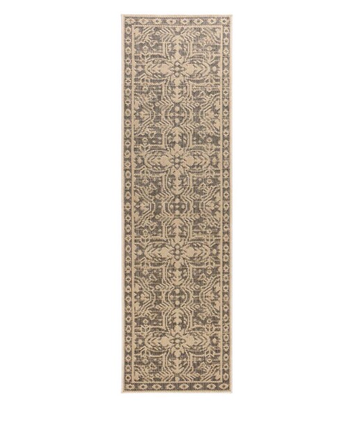 Tapis de balcon Sunny oriental - beige/noir - overzicht boven