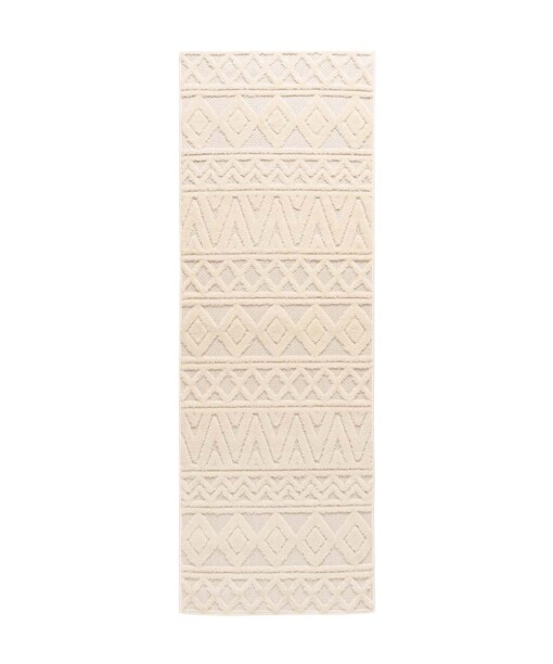 Tapis de balcon Géométrique - Verano blanc - overzicht boven
