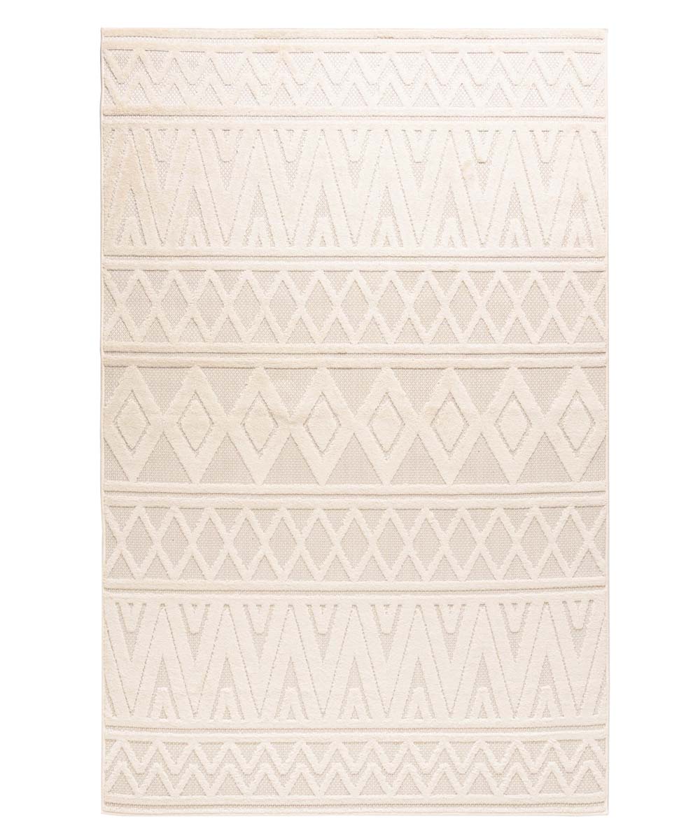 Tapis d'extérieur Géométrique - Verano blanc Tapis d'extérieur Géométrique - Verano blanc