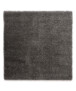 Tapis poils longs Carré - Shaggy Grand gris foncé - overzicht boven, thumbnail