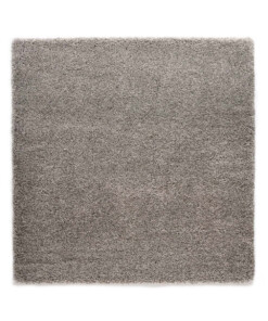 Tapis Carré - Shaggy Grand gris clair - overzicht boven