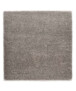 Tapis Carré - Shaggy Grand gris clair - overzicht boven, thumbnail