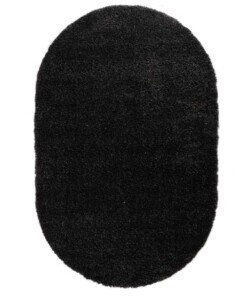 Tapis ovale poils longs - Cozy Shaggy anthracite - overzicht boven