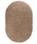 Tapis ovale poils longs - Cozy Shaggy beige - overzicht boven, thumbnail