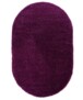 Tapis ovale poils longs - Cozy Shaggy violet - overzicht boven, thumbnail