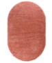Tapis ovale poils longs - Cozy Shaggy rose - overzicht boven, thumbnail