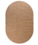Tapis ovale poils longs - Shaggy Trend beige - overzicht boven, thumbnail