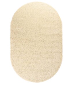 Tapis ovale poils longs - Shaggy Trend Crème - overzicht boven
