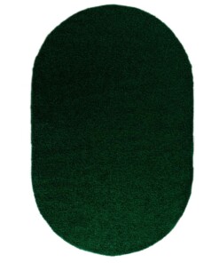 Tapis ovale poils longs - Shaggy Trend vert émeraude - overzicht boven