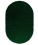 Tapis ovale poils longs - Shaggy Trend vert émeraude - overzicht boven, thumbnail