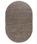 Tapis ovale poils longs - Shaggy Trend gris clair - overzicht boven, thumbnail