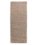 Tapis de couloir poils longs - Shaggy Confort beige - overzicht boven, thumbnail
