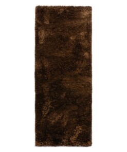 Tapis de couloir poils longs - Posh marron - overzicht boven, thumbnail