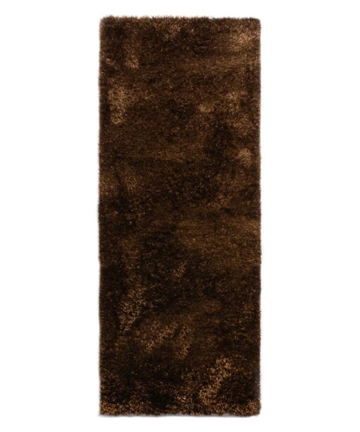 Tapis de couloir poils longs - Posh marron - overzicht boven
