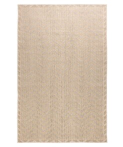 Tapis d'extérieur en jute Sunny Contour - beige - overzicht boven