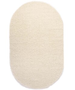 Tapis ovale poils longs - Shaggy Trend ivoire - overzicht