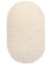 Tapis ovale poils longs - Shaggy Trend ivoire - overzicht, thumbnail