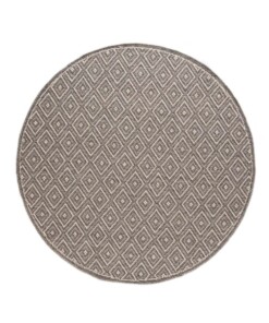 Tapis d'extérieur Rond losange Sunny Gem - gris - overzicht boven