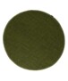 Tapis rond en laine Lett - vert - overzicht, thumbnail