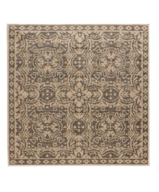 Tapis d'extérieur Carré Sunny oriental - beige/noir - overzicht boven, thumbnail