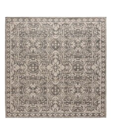 Tapis d'extérieur Carré Sunny oriental - gris - overzicht boven, thumbnail Tapis d'extérieur Carré Sunny oriental - gris - overzicht boven, thumbnail