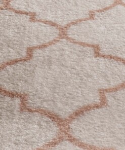 Tapis lavable - Trellis blanc/rose Tapis lavable - Trellis blanc/rose