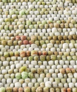 Tapis en laine - Thora vert - close up materiaal, thumbnail Tapis en laine - Thora vert - close up materiaal, thumbnail