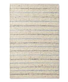 Tapis laine rayé - Jarl Crème/bleu - overzicht boven, thumbnail