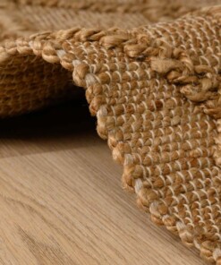 Tapis en jute losange - Forde naturel - close up, thumbnail Tapis en jute losange - Forde naturel - close up, thumbnail