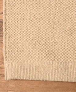 Tapis en coton - Svelvik beige - close up, thumbnail Tapis en coton - Svelvik beige - close up, thumbnail