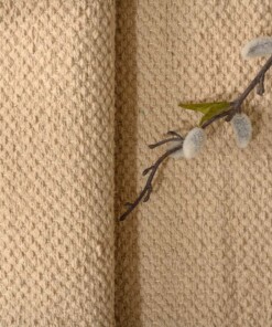 Tapis en coton - Svelvik beige - close up, thumbnail Tapis en coton - Svelvik beige - close up, thumbnail