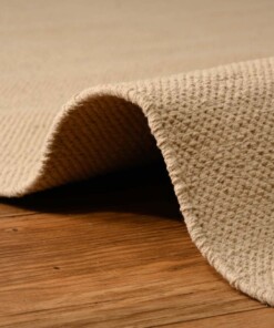 Tapis en coton - Svelvik beige - close up, thumbnail Tapis en coton - Svelvik beige - close up, thumbnail