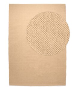 Tapis en coton - Svelvik beige - overzicht