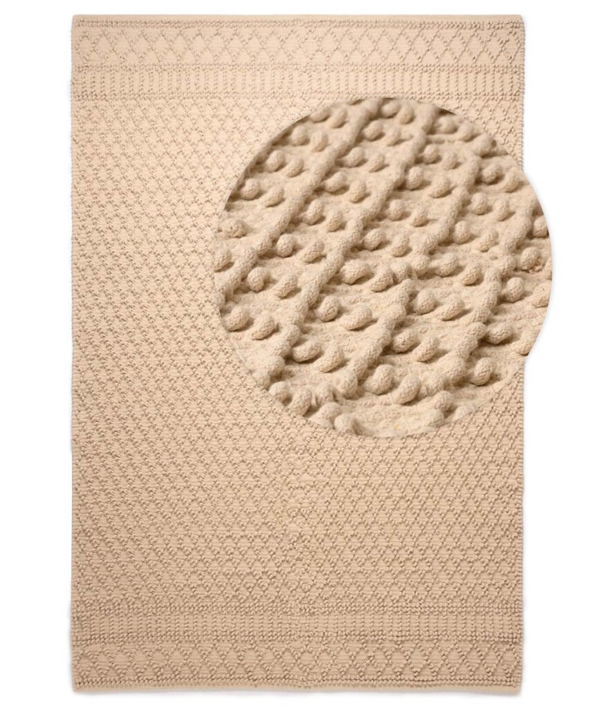 tapis en coton Norland ivoire