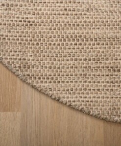 Tapis en laine Rond - Ulstein naturel - close up, thumbnail Tapis en laine Rond - Ulstein naturel - close up, thumbnail