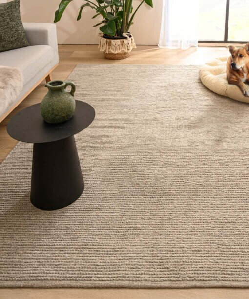 Tapis en laine - Narvik gris clair - sfeer