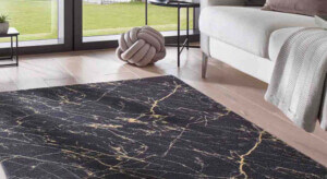 Tapis aspect marbre