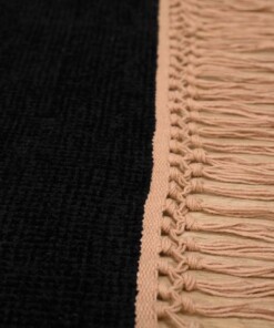 Tapis en viscose - Gem noir - close up, thumbnail Tapis en viscose - Gem noir - close up, thumbnail