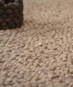 Tapis en laine - Agder beige - close up, thumbnail Tapis en laine - Agder beige - close up, thumbnail