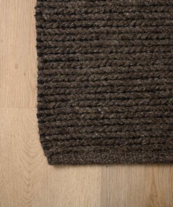 Tapis en laine - Narvik taupe - close up, thumbnail Tapis en laine - Narvik taupe - close up, thumbnail