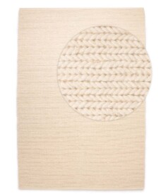 Tapis en laine - Narvik blanc - overzicht, thumbnail