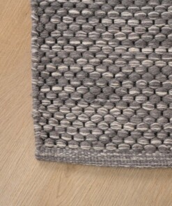 Tapis en laine - Odda gris - close up, thumbnail Tapis en laine - Odda gris - close up, thumbnail