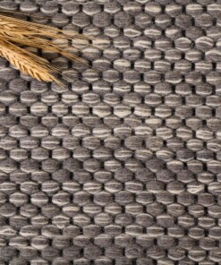 Tapis en laine - Odda gris - close up, thumbnail Tapis en laine - Odda gris - close up, thumbnail