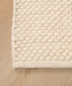 Tapis en laine - Odda blanc - close up, thumbnail Tapis en laine - Odda blanc - close up, thumbnail