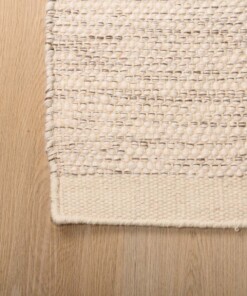 Tapis en laine - Ulstein blanc/gris - close up, thumbnail Tapis en laine - Ulstein blanc/gris - close up, thumbnail