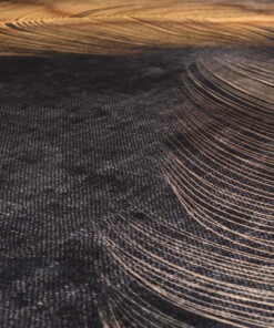 Tapis Moderne lavable - Moderna noir/or - close up materiaal, thumbnail