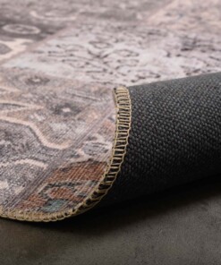 Tapis patchwork - Fade Dreamer beige - close up vouw, thumbnail Tapis patchwork - Fade Dreamer beige - close up vouw, thumbnail